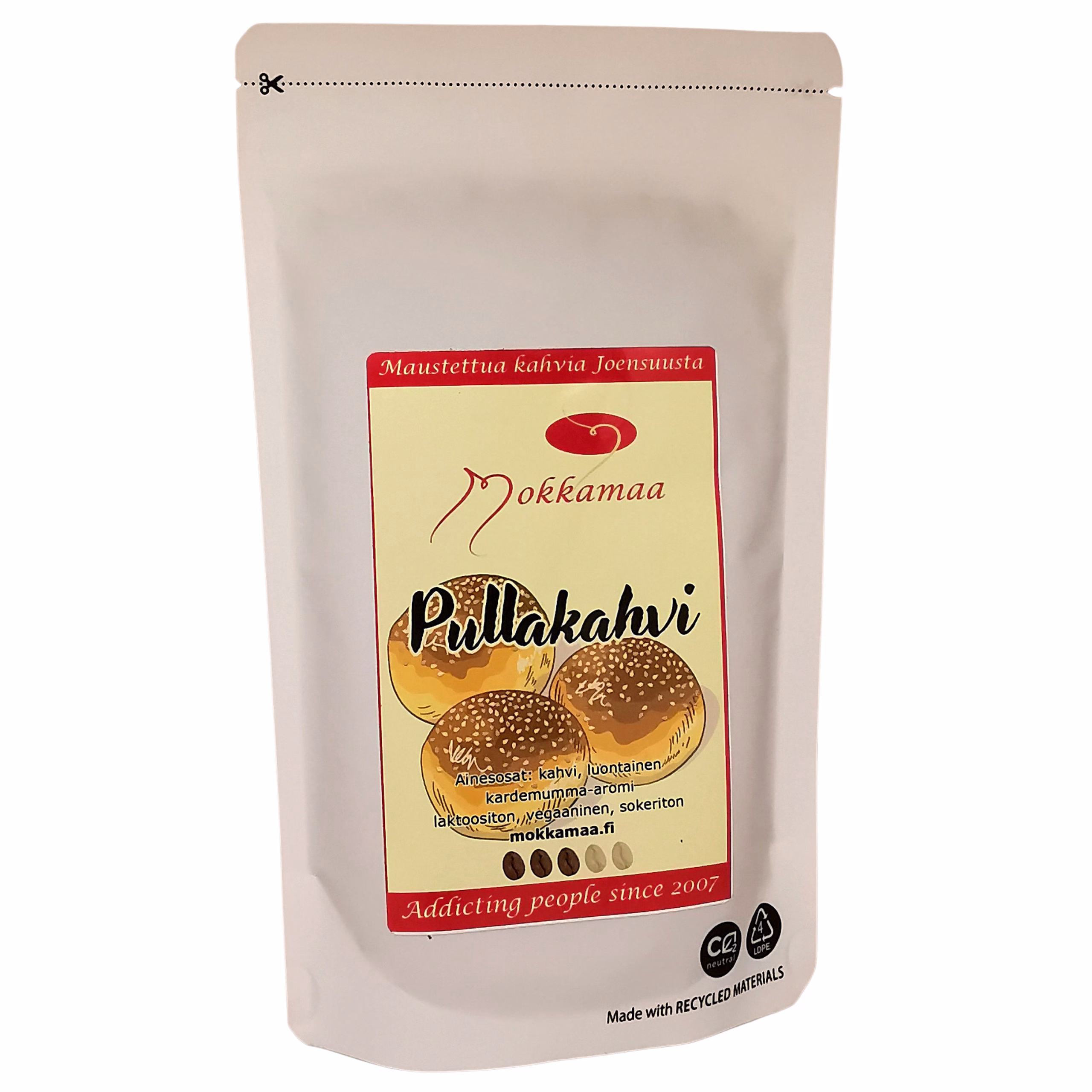 Cardamom coffee medium dark flavoured coffee